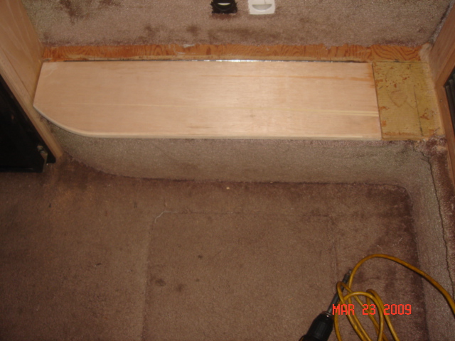 NEW STEP TRIMED OUT